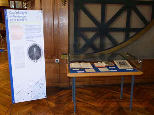 Vitrine sur Cassini, Römer et la vitesse de la lumière