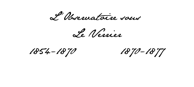 La direction de l'Observatoire