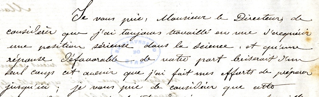 Manuscrit Flammarion