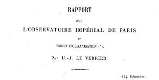 Rapport sur l'état de l'Observatoire
