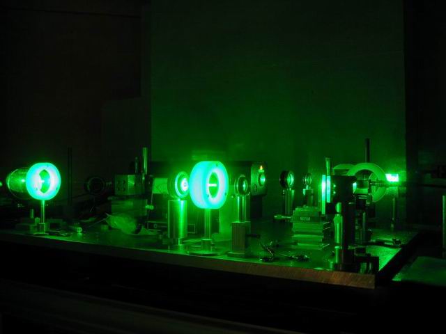 La sortie du laser