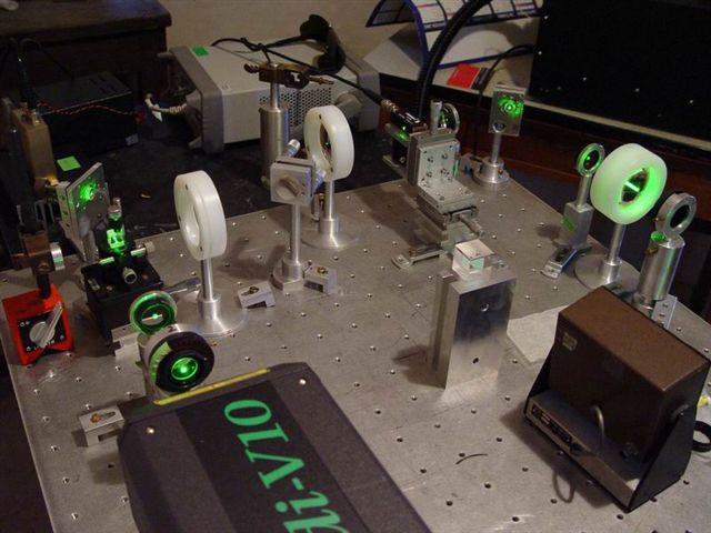 La sortie du laser