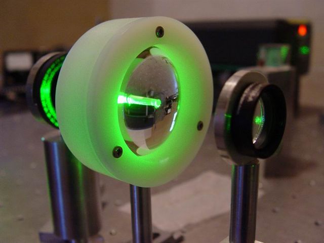 La sortie du laser